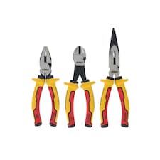 Dewalt Hand Tools Vde Plier Set, 3 Piece - Multi Colour - One Size
