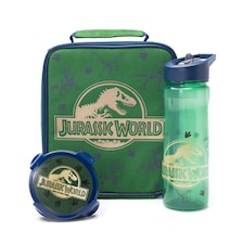 Jurassic World Childrens/Kids Lunch Bag And Bottle Set - Green - One Size