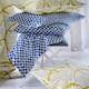 image 4 of Martex Yellow Feather Palm Duvet Cover Set Yellow Double Yellow | Double