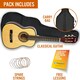 image 10 of 3rd Avenue 1/4 Size Classical Guitar Pack Blue