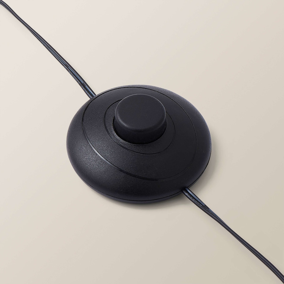 image 1 of ValueLights Infinity Black Double Twist Integrated LED Floor Lamp | Black