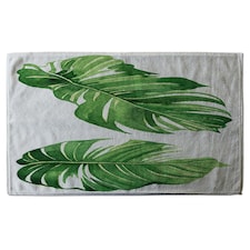 Twin Botanical Leaves (Kitchen Towel)