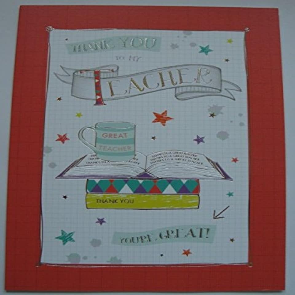 image 1 of To My Teacher Thank you You're Great Card