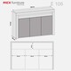 image 8 of Sideboard TV Unit TV Stand Oak Black Storage Cabinet Media Console Cupboard 155cm