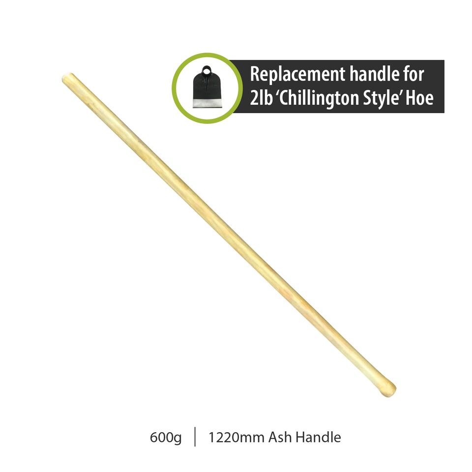 image 1 of Pegdev Chillington Style Hoe Replacement Handle Only 48" Ash