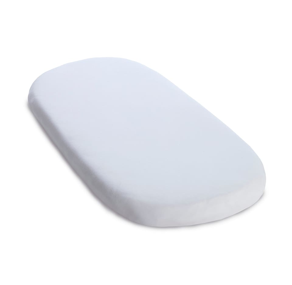 image 1 of Fitted Sheet Pram - White | White | One Size