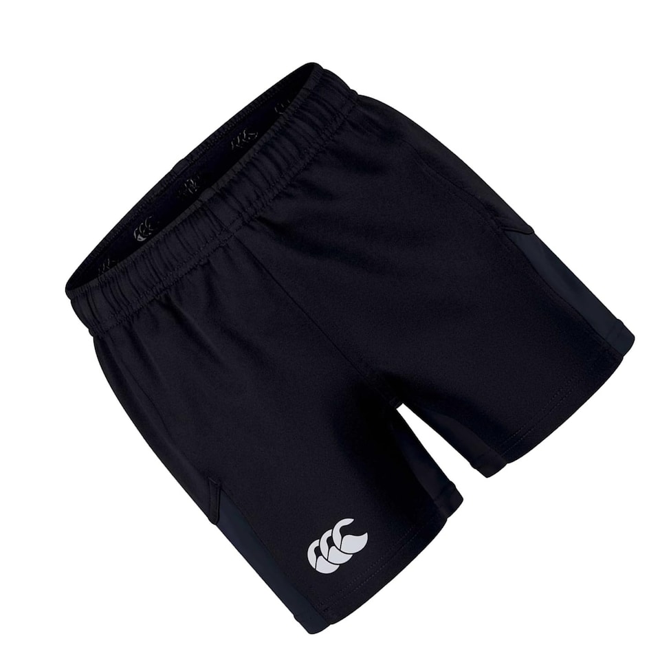 image 1 of Canterbury Junior Unisex Advantage Rugby Shorts 2.0 | Elasticated Waist | Ccc Logo Gym Shorts, Navy, 10
