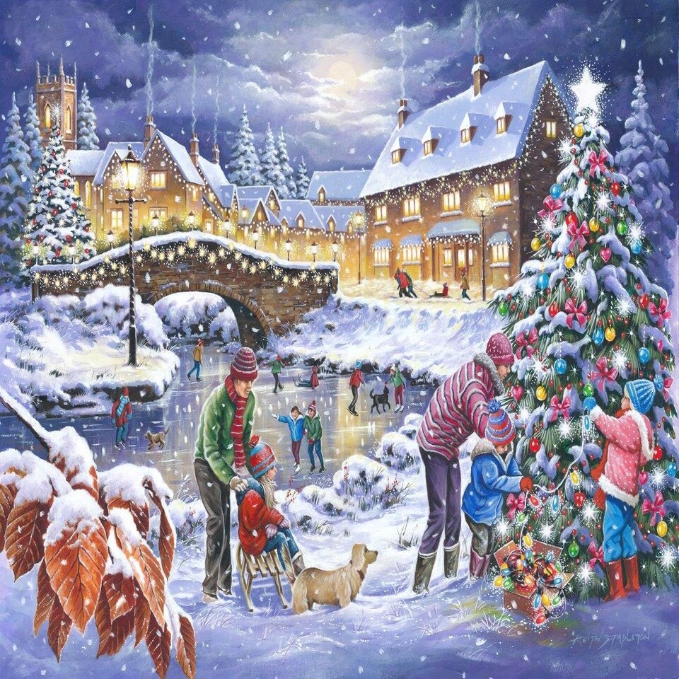 The House of Puzzles, Twinkling Lights 1000 Piece Jigsaw Puzzle