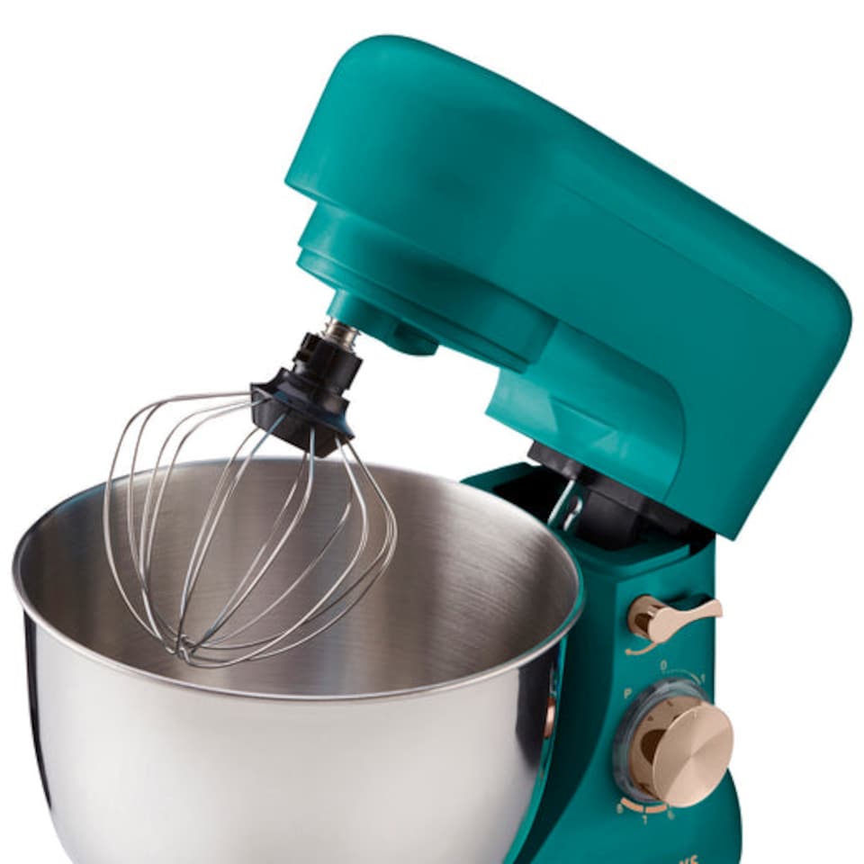 image 1 of Cooks Professional 1000W Stand Mixer with 4.5L Mixing Bowl & 8 Speeds | Blue | Teal
