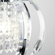 image 1 of ValueLights Ceiling Shade In Chrome Finish With Clear Acrylic Droplets