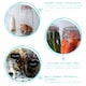 image 2 of Argon Tableware 6x Glass Storage Jars & Heart Labels Set - 200ml - 4 Seals Airtight Kitchen Storage Container Preserving Jar
