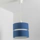 image 4 of CGC GAYLE Navy Blue Two Tier Ceiling Shade Blue