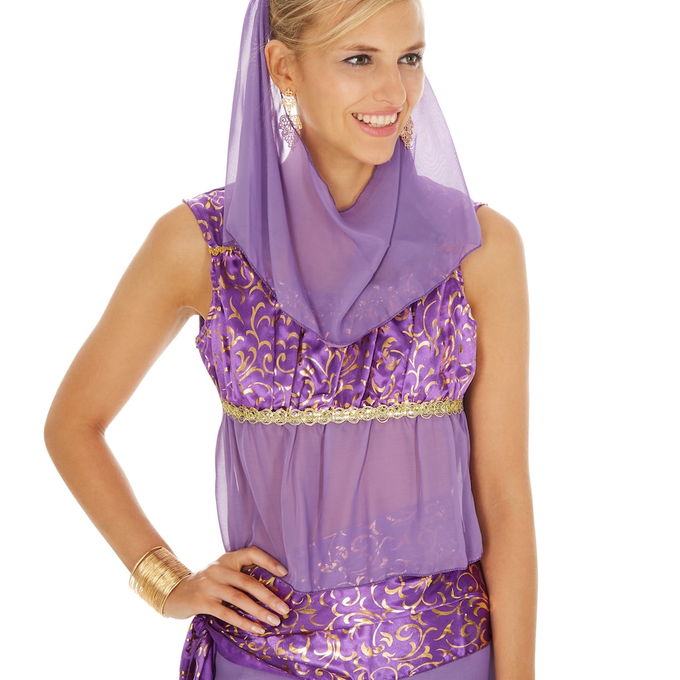 image 1 of Womens Magical Genie Costume | Purple | purple | XL | 1
