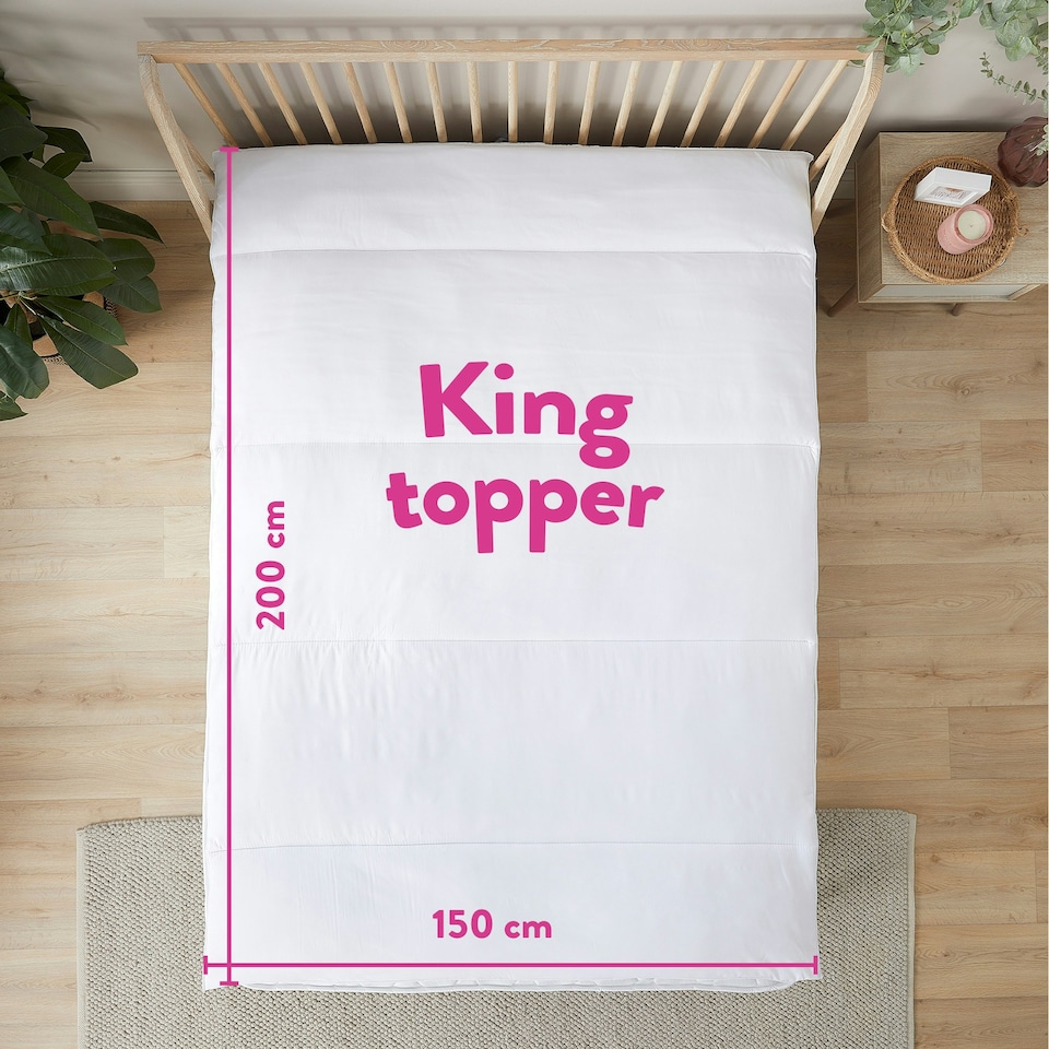 image 1 of Slumberdown Sleep Soundly Rebound Mattress Topper, King
