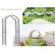 image 3 of Gr8 Garden Arch Wooden Pergola Feature Trellis Rose Climbing Plant Grey Wood Archway