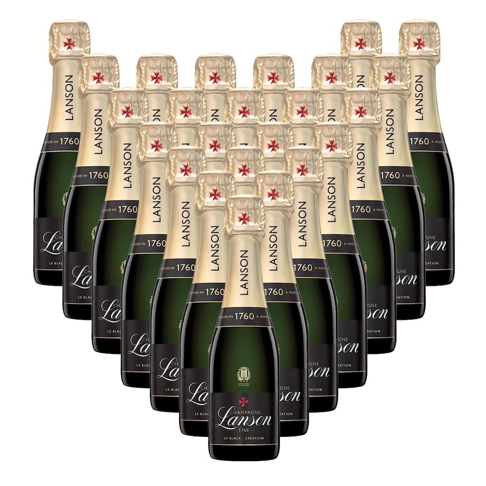 Case of 24 Mini Lanson Le Black Creation Champagne 20cl