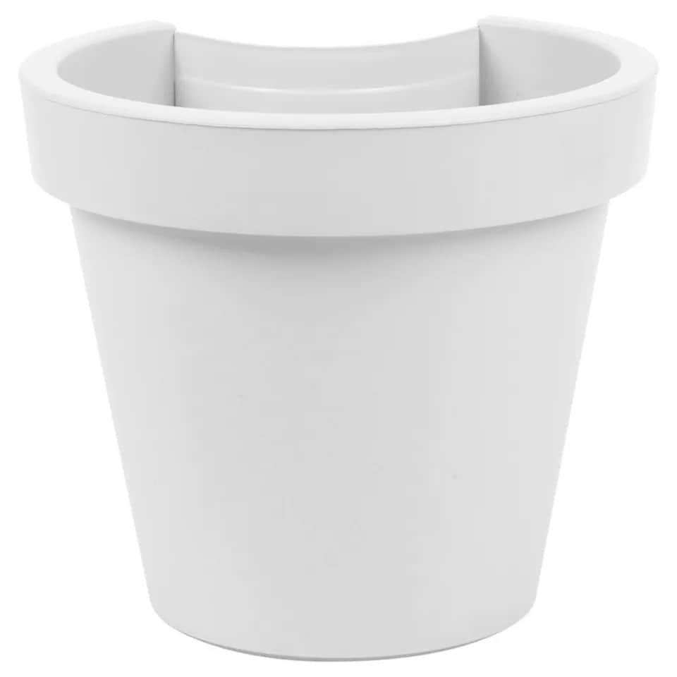 image 1 of Adjustable Drain Pipe Flower Pot Holder | White | 1