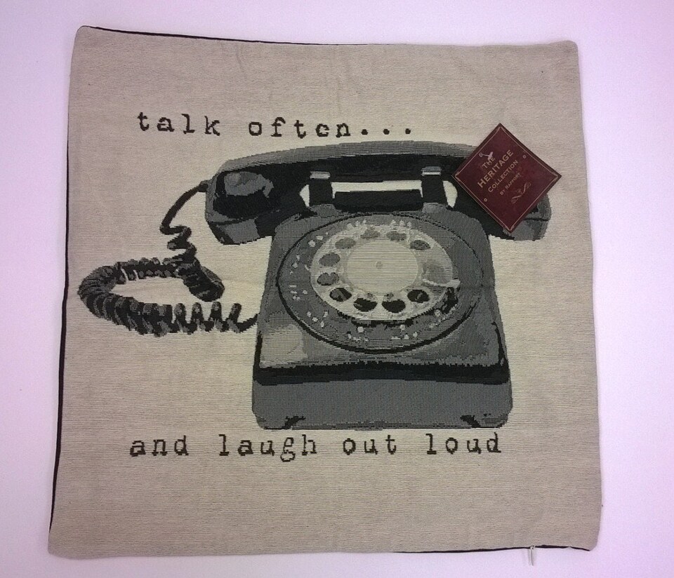 image 1 of Typewriter Cushion Cover with Cusion Pads (43x43 cm) | Multi | 43 x 43 cm | 1