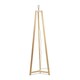 image 3 of ValueLights Lottie Oak Wooden Free Standing Tripod Floor Lamp Base | Brown