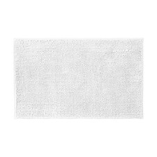 Chenille Bobble Bath Mat Non-Slip 50 x 80cm - White