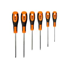 Bahco 600 Series Screwdriver Set, 6 Piece - Multi Colour - One Size