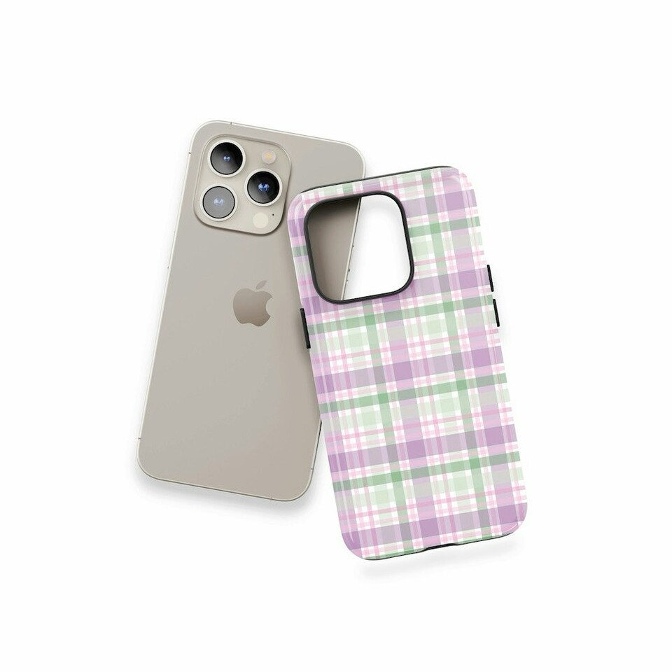 image 1 of Spring Check Phone Case | Multi | iPhone 14 Plus
Tough | iPhone 14 Plus
Tough