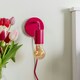 image 3 of ValueLights Jordy Pair of - Plug in Colour Pop Raspberry Easy Fit Wall Lights