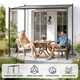 image 2 of Rattantree Slanted Canopy Pergola Outdoor Gazebo 8FT x 8FT