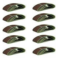457mm x 75mm Mixed Grit Abrasive Sanding Belts Power File Sander Belt 30 Pack