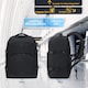 image 6 of Flight Knight Underseat Backpack 45x36x20cm easyJet Free Carry On for Travelling USB Port Padded Comfortable Backpack - Carry On Luggage | Black | 1