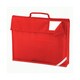 image 1 of Quadra Reflective Tape Book Bag - Bright Red - One Size Red