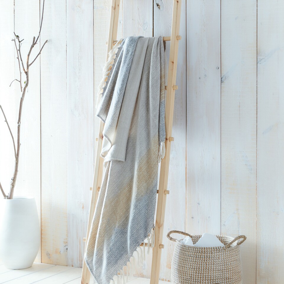 image 1 of Drift Bretton Throw Ochre