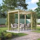 image 3 of Panel Pergola - Wood - L420 x W420 cm - Light Green