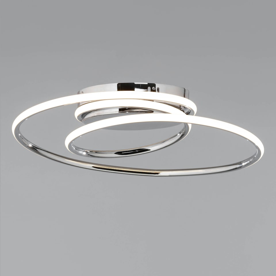 image 1 of BHS Pei LED Ceiling Light | Grey | Chrome | 1