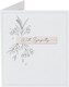 image 1 of Floral Outline Design Sympathy Card