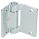 image 3 of Pressed Steel Hinge Heavy Duty 65x73mm Industrial Quality Door Hatch Locker Silver