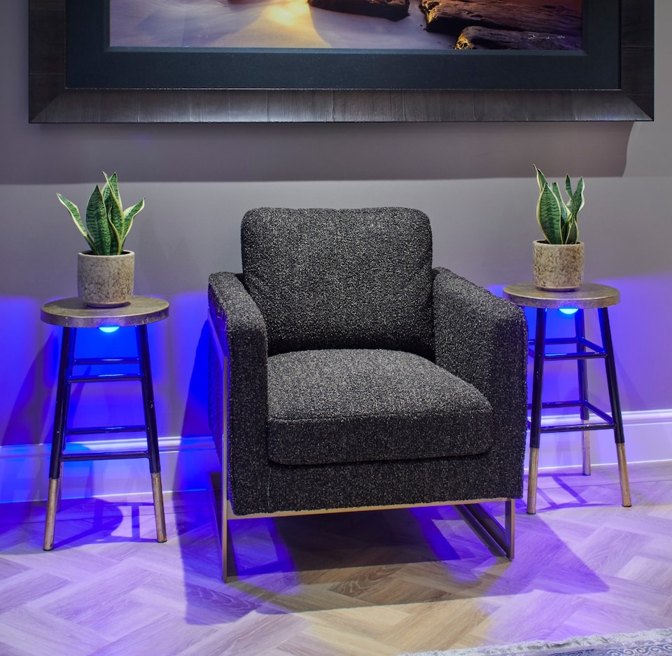 image 1 of Omniance Rechargeable Wireless LED Light with Remote | White