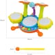image 7 of Beginners Musical Table Top Drum Kit Play Set