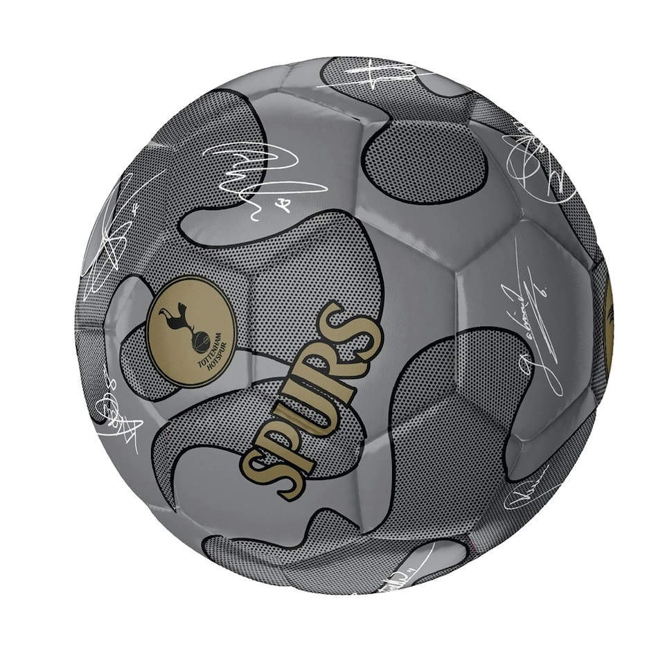 image 1 of Tottenham Hotspur FC Signature 32 Panel Football - Silver - 5