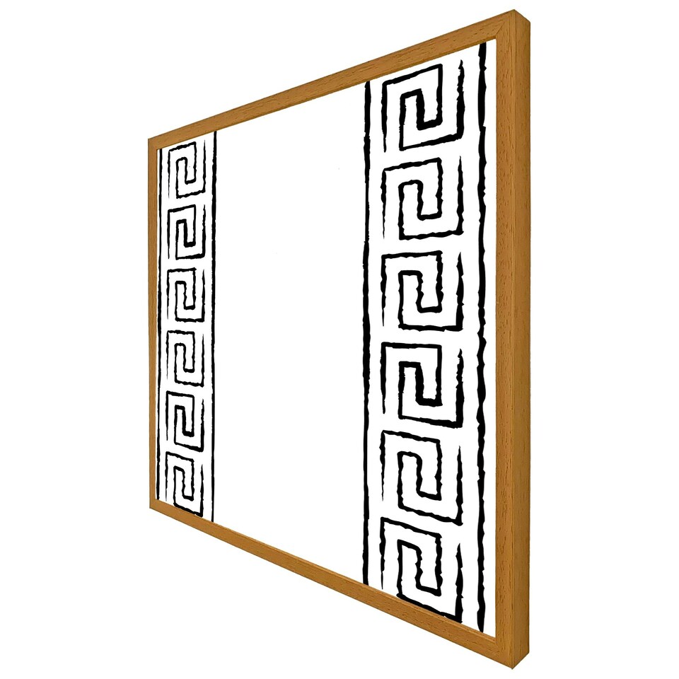 image 1 of Egyptian pattern (Picture Frame) Black | XS