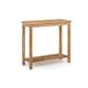 image 3 of Oiled Oak Console Table - 90cm | Brown | Brown