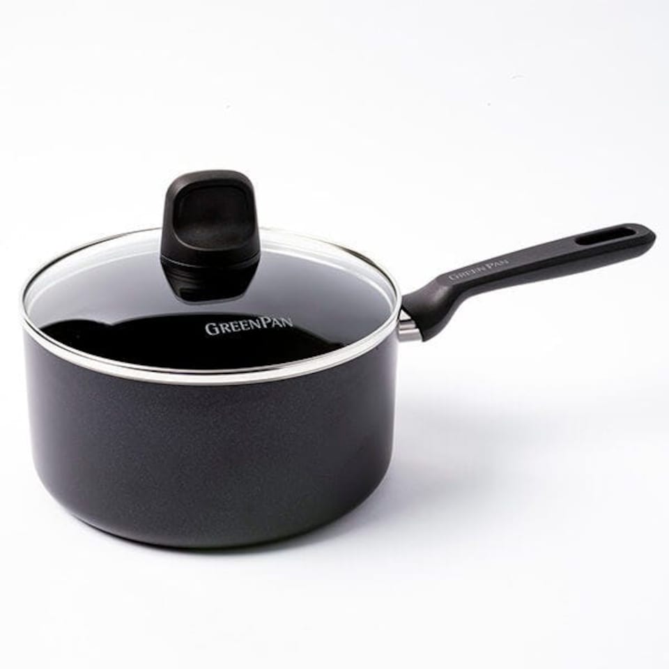 image 1 of GreenPan Memphis Non-Stick 16cm, 18cm & 20cm Saucepan Set