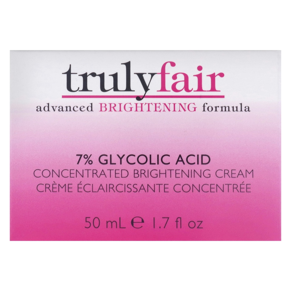 image 1 of 7 Percent Glycolic Acid Concentrated Brightening Cream by Truly Fair for Unisex - 1.7 oz Cream | Brown