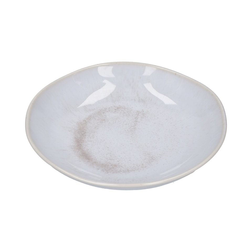 image 1 of Mikasa Hospitality Set of 6 Iridescent Natural Shell Ceramic Pasta Bowls