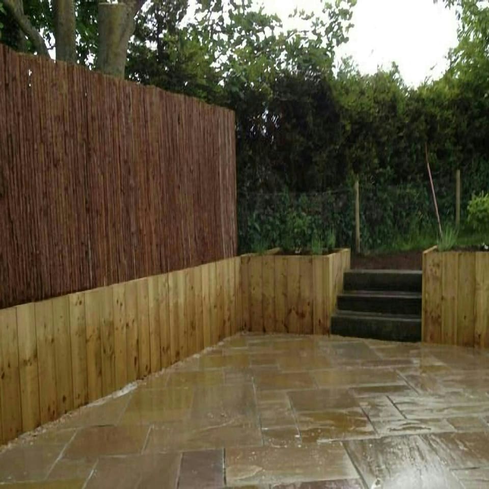 image 1 of Primrose Natural Bark Screening Garden Fence Privacy Roll Sun Protection 3m x 1.2m