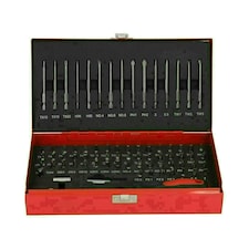 Screwdriver Bit Tool Set Hex Spline Star Pozi Phillips Torx Short And Deep 75pc