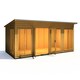 image 3 of Lela 16x8 Summerhouse - L282.1 x W490.4 x H227.5 cm Brown