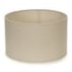 image 1 of ValueLights Reni Pair Natural Fabric Small Drum Ceiling Shades