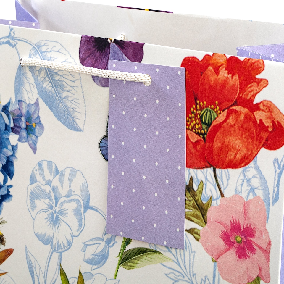 image 1 of Hallmark Pack Of 3 Gift Bags - 3 Sizes - 3 Floral Marjolein Bastin Designs