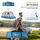 image 6 of Outsunny 2-3 Man Camping Tunnel Tent with Bedroom and Living Room 
